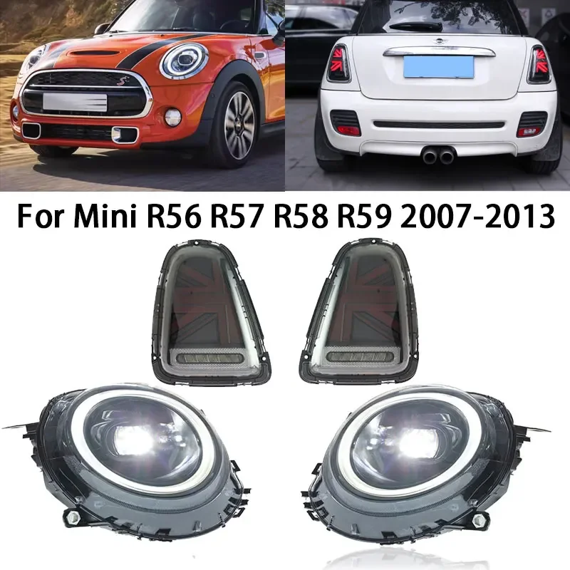 

Автомобильные фары с задними фонарями для BMW Mini R56 R57 R58 R59 2007-2013 Cooper Countryman R60 Обновление передних и задних аксессуаров