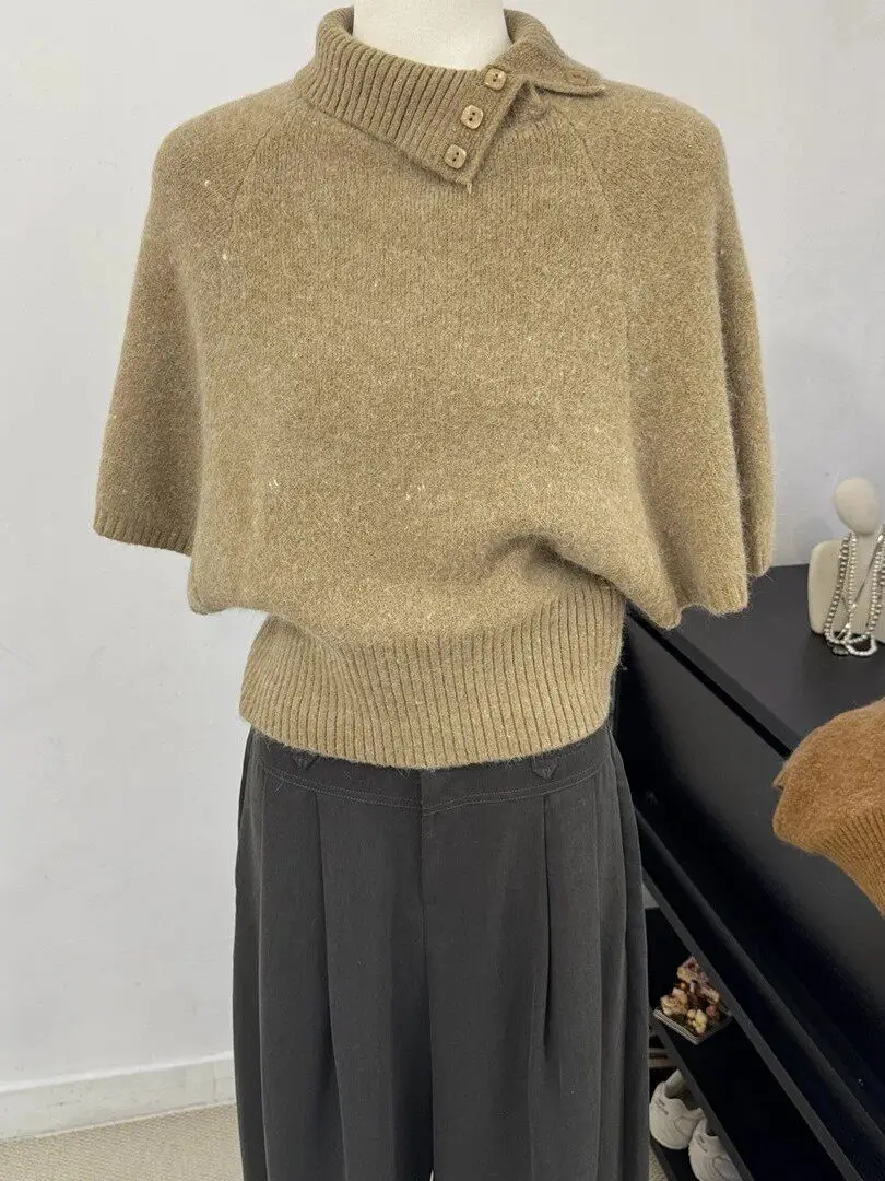 Loose Long Sleeve Women's Knitted Sweater Cowl Neck Casual Style Comfortable Soft Autumn Winter Fashion Coat Style Clothing
