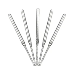 5pcs/set Diamond Grinding Point Diamond Drilling Bits Ultralong Drilling Bits 0.8mm-2.5mm Jade Stone Grinding Burr