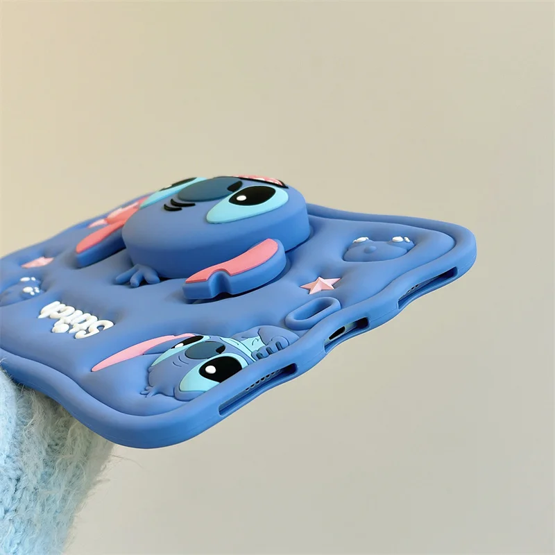 حافظة حماية للكمبيوتر اللوحي من السيليكون ثلاثية الأبعاد لهاتف IPad Air Mini 2 3 4 5 6 10.9 Pro A16 11 10 9 8 7th Generation حافظة أطفال #6