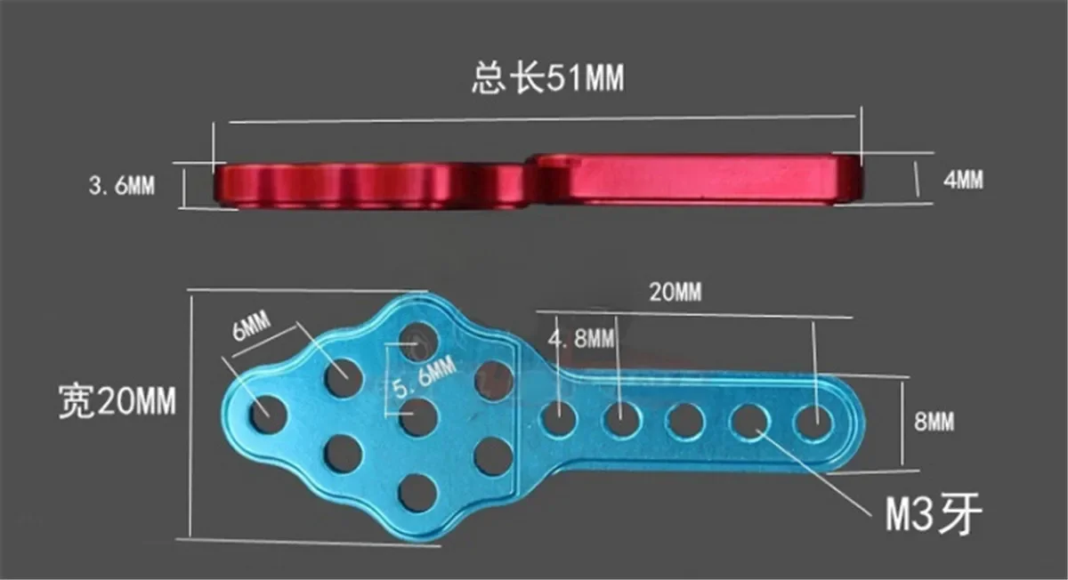 2/4PCS โลหะ CNC โช้คอัพ Mount ปรับความสูงมุมสําหรับ Axial SCX10 90046 D90 D110 RC Crawler รถ