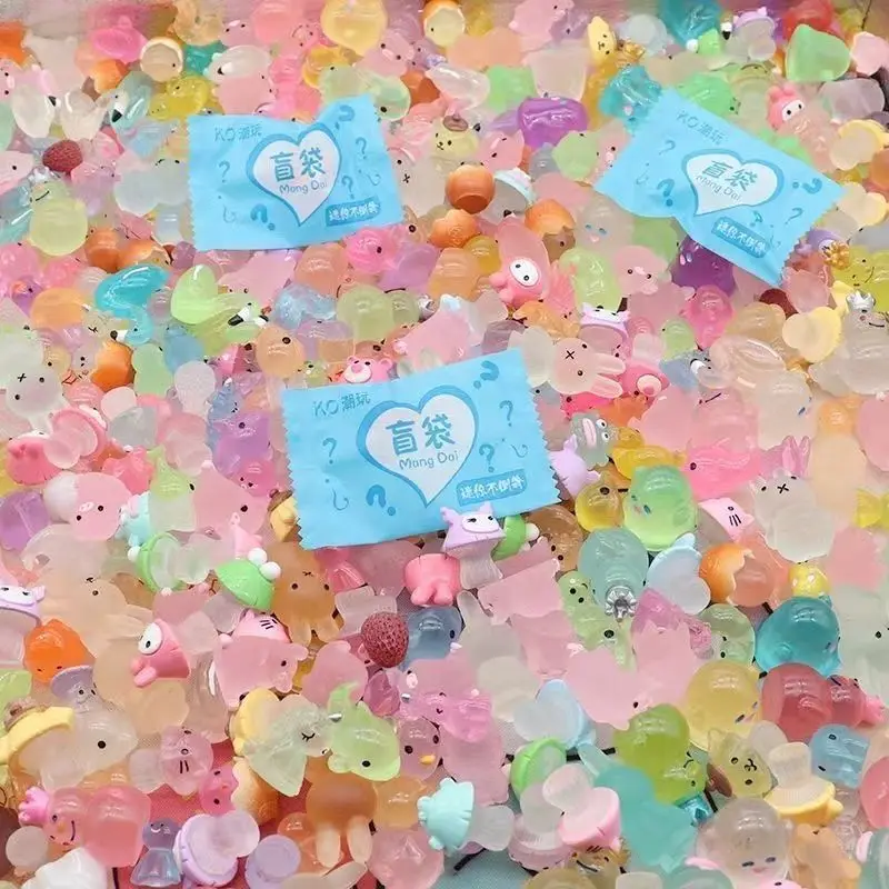 

Luminous Animal Blind Bag Mini Blind Box Toys Cute Simulation Animal Model Kids Gifts Surprise Blind Bag Random