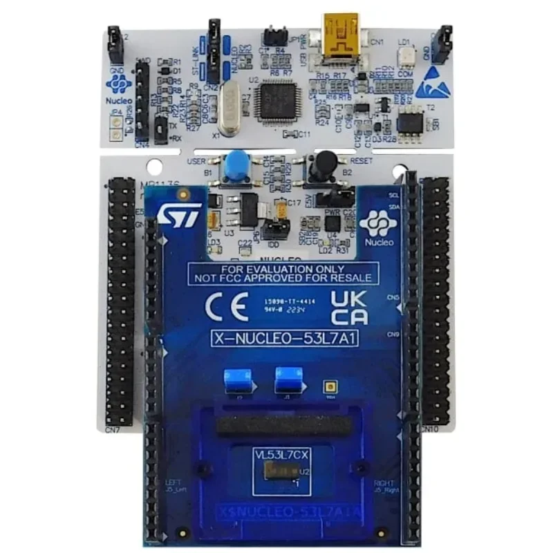 P-NUCLEO-53L7A1 VL53L7CX เซนเซอร์วัดระยะหลายโซน ToF STM32F401RE