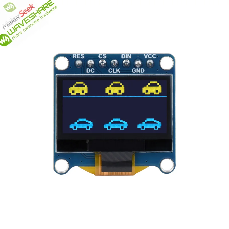 Makerseek & Waveshare 0.96inch OLED Module (E)-SKU-24103-Price without Shipping fee