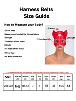 Red Leather Mask Women Sexy Cosplay Cat Mask Bondage Half Face Masks Gothic Masquerade Ball Fancy Masks BDSM Erotic Accessorie - Image 6