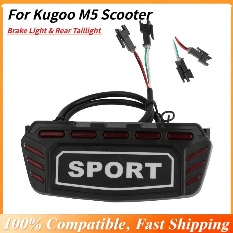 

Brake Light & Rear Taillight for Kugoo M5 Scooter - Bright LED Warning Light with Dual Safety Function
