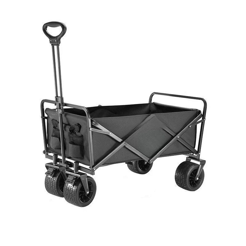 Explorer Camper Cart Outdoor Foldable Camp Cart Children's Recumbable Camping Small Trailer Picnic Trolley