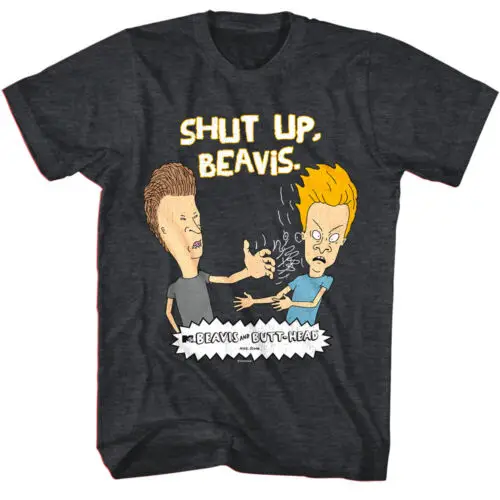 

Мужская футболка Beavis и Butthead из знаменитой серии Slaps с застежкой MTV