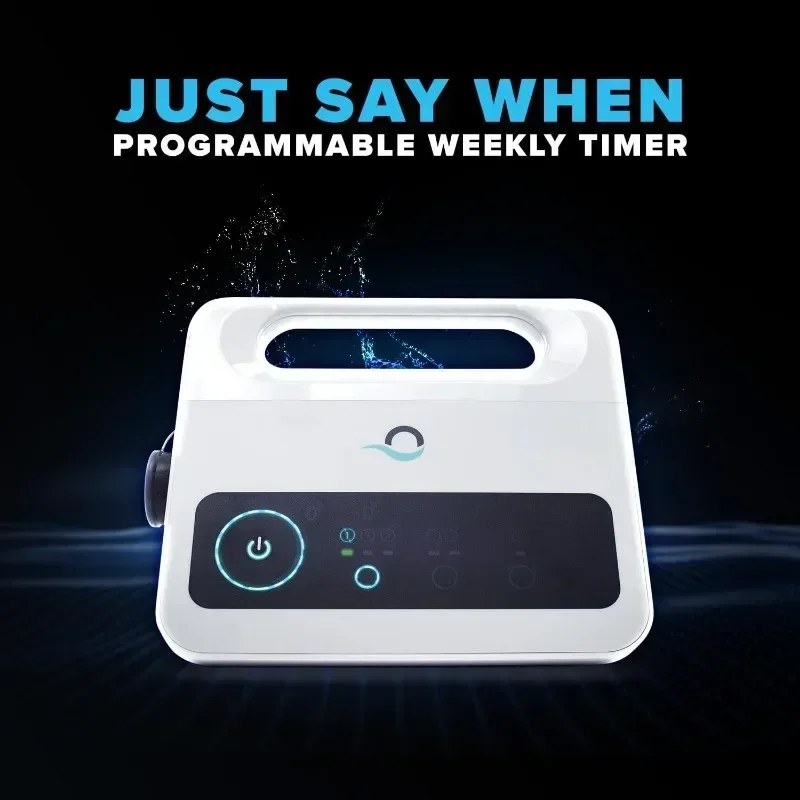Dolphin Automatic robot Pool Cleaner-Timer settimanale programmabile Wall Climbing grande scatola filtro a caricamento dall'alto