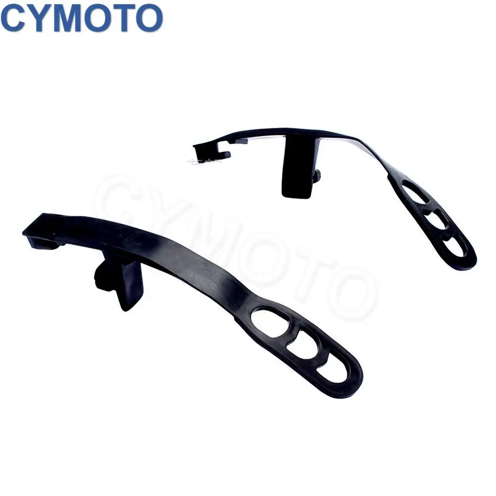 4 قطع من الأشرطة المطاطية للمصابيح الأمامية للدراجات النارية على الطرق الوعرة للدراجات النارية الرياضية المزدوجة العالمية والدراجات الترابية والمحركات العارية