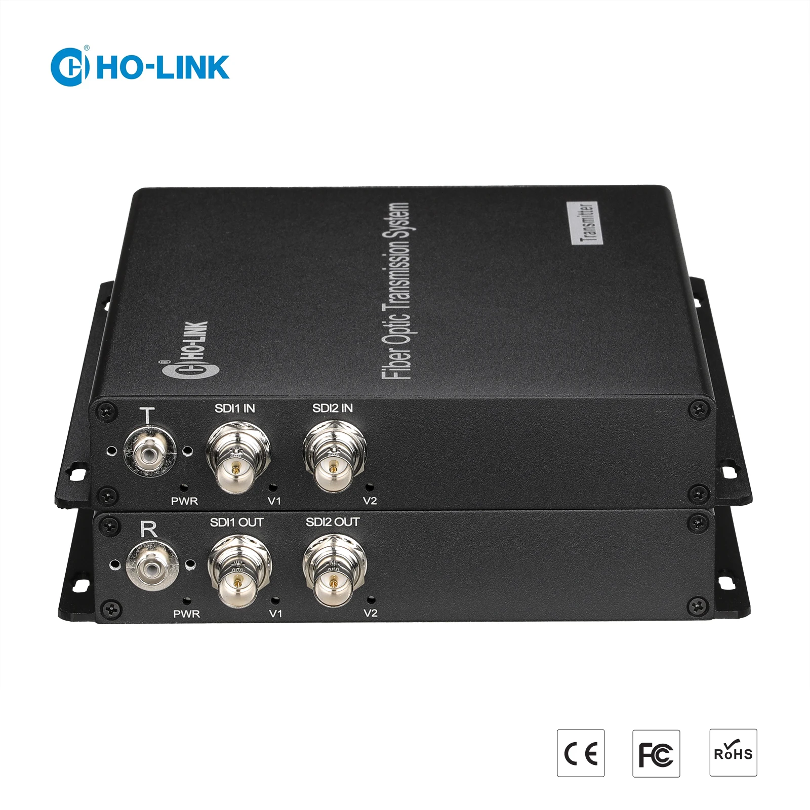 Fiber optic converter 2 channel 3g sdi video extender