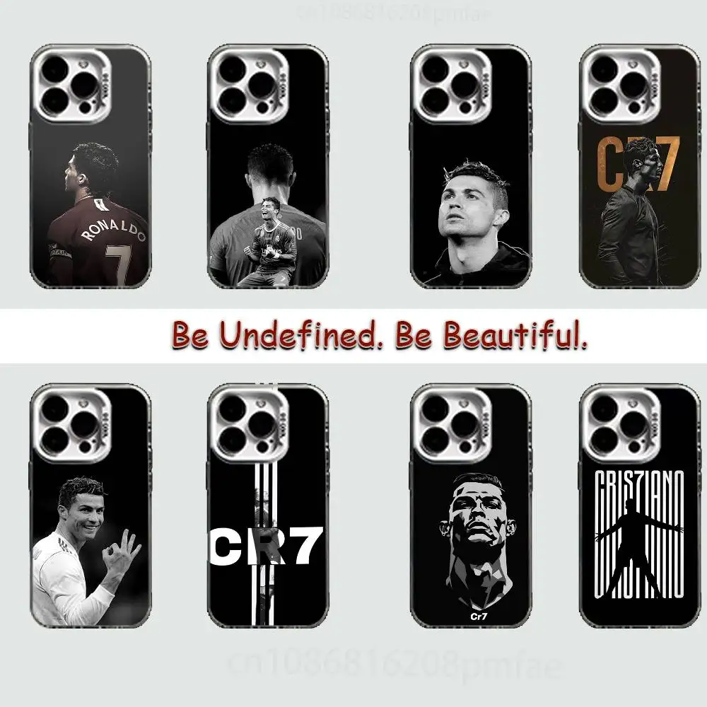 

Football C-CR7 R-RonaldoS-S White Shockproof Phone Case For iPhone 17,16,15,14,13,12,11,Pro,XS,Max,Plus,Mini,SE