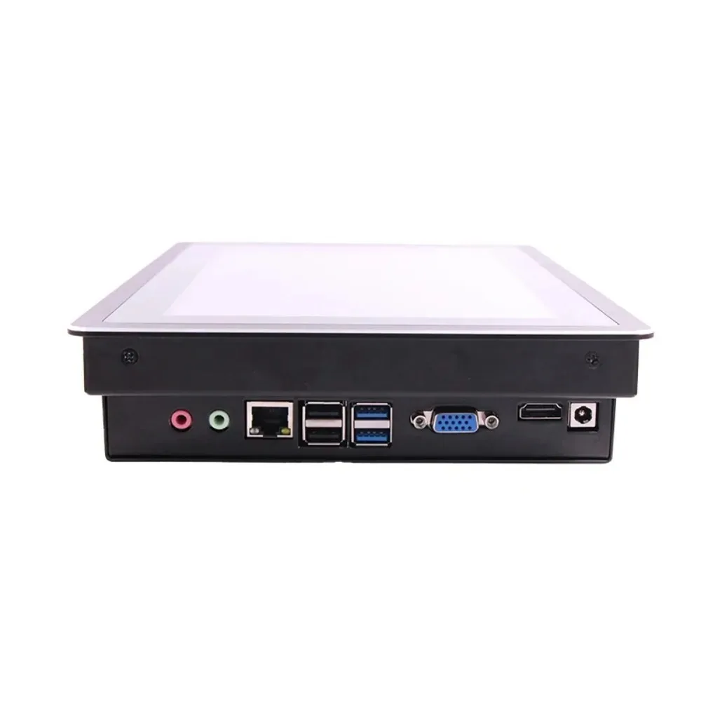 10.1 Inch Fanless Industrial Touch Computer I5-6200U 8GB+256GB Gigabit LAN Windows/Linux Capacitive Touch Panel Mount