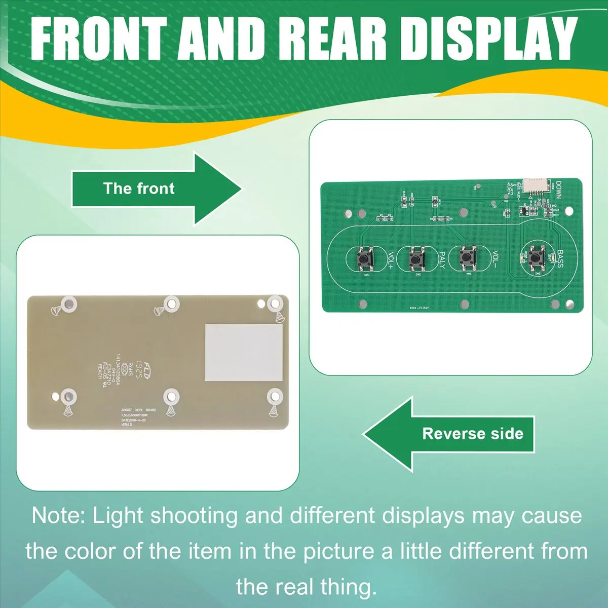 

(HOPE) 1 шт. Новая плата кнопок-переключателей с подсветкой для клавиатуры JBL Partybox100 Party Box 100 Connector