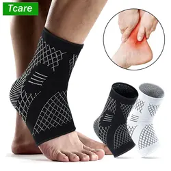 1 Pcs Achilles Tendon Support Brace, Plantar Fasciitis Sock, Ankle Compression Sleeve for Tendonitis and Flat Feet Relief Unisex