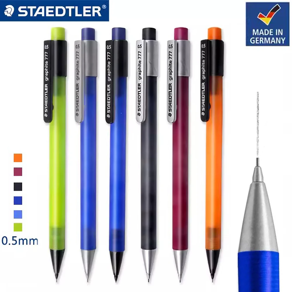 German STAEDTLER Mechanical Pencil 777 Comfortable Grip Is Not Easy To Break The Core 0.5/0.7mm Student Supplies Stationery