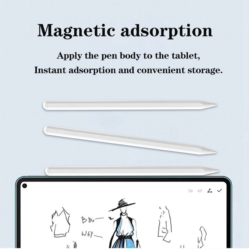 For 8Nd Apple Pencil Capacitor Pen Apple Tablet Touch Pen Ipad Pen Magnetic Absorption Charging Handwriting Pen