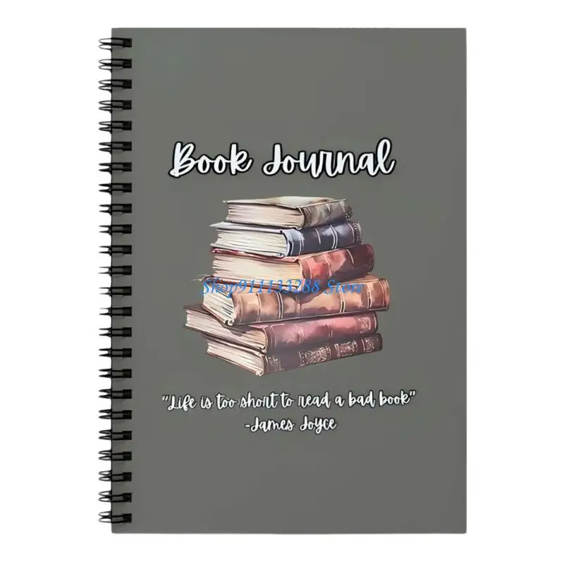 G88D Halloween Paper Journal Reading Tracking Notebook For Plan Schedules Management