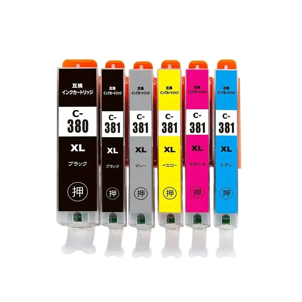 BCI 380 381 XL BCI380 BCI380XL BCI-381XL BCI381 Premium Compatible Ink Cartridge for Canon PIXUS TR8530 TS6130 Printer