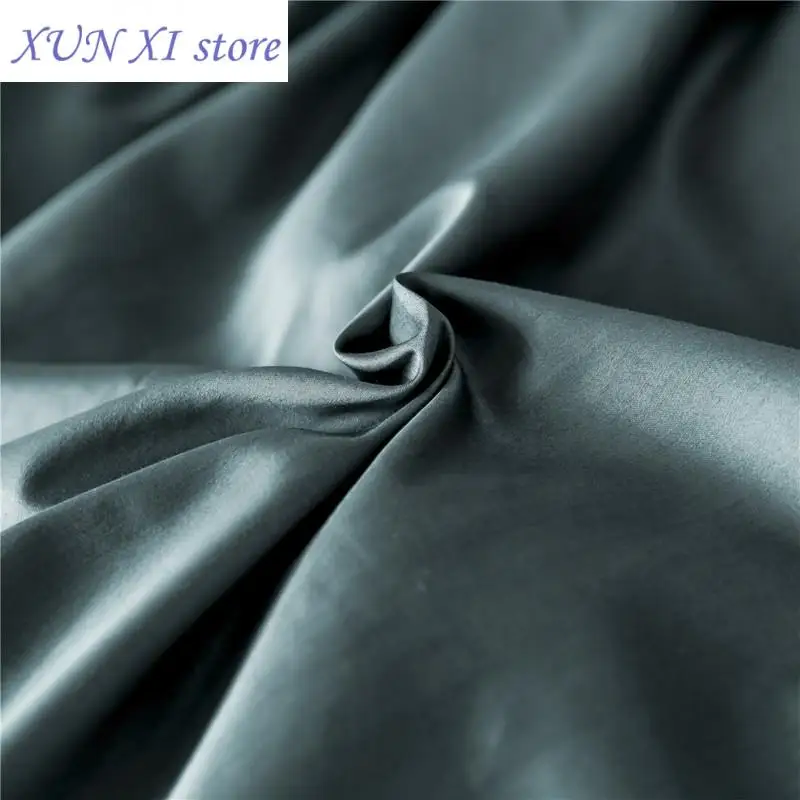 

New Luxury Bedding Sheet Set Egyptian Cotton Textile Double Queen King Size Bed Cover Soft Silky Fitted Flat Sheets Pillowcase