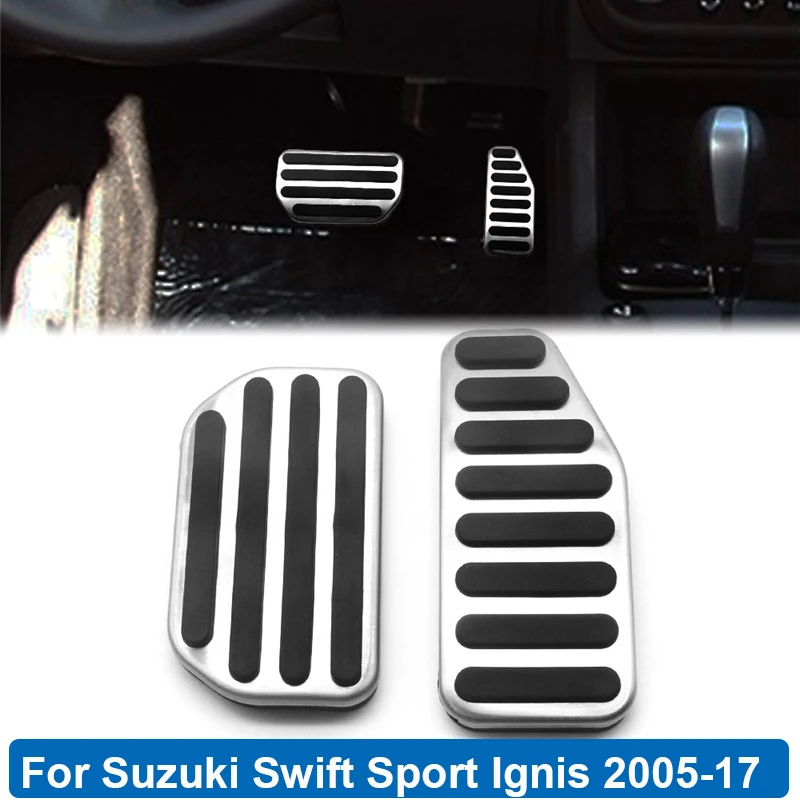 Stainless Steel Car Foot Pedals Cover AT MT For Suzuki Swift Sport Ignis Alto Grand Vitara 2005-2017 Jimmy 2012-2017 Accessories