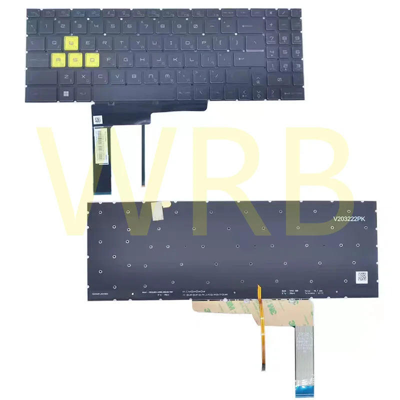 

New For MSI Starwarrior GF76 GF66 MS-1582 GL76 GL66 MS-17L1 backlit keyboard is applicable