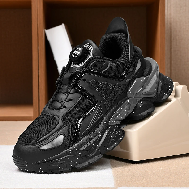 

Four Seasons Men's Shoes 2025 New Breathable Mesh Thick soled Sports Shoes for Youth Versatile Casual Running Shoes