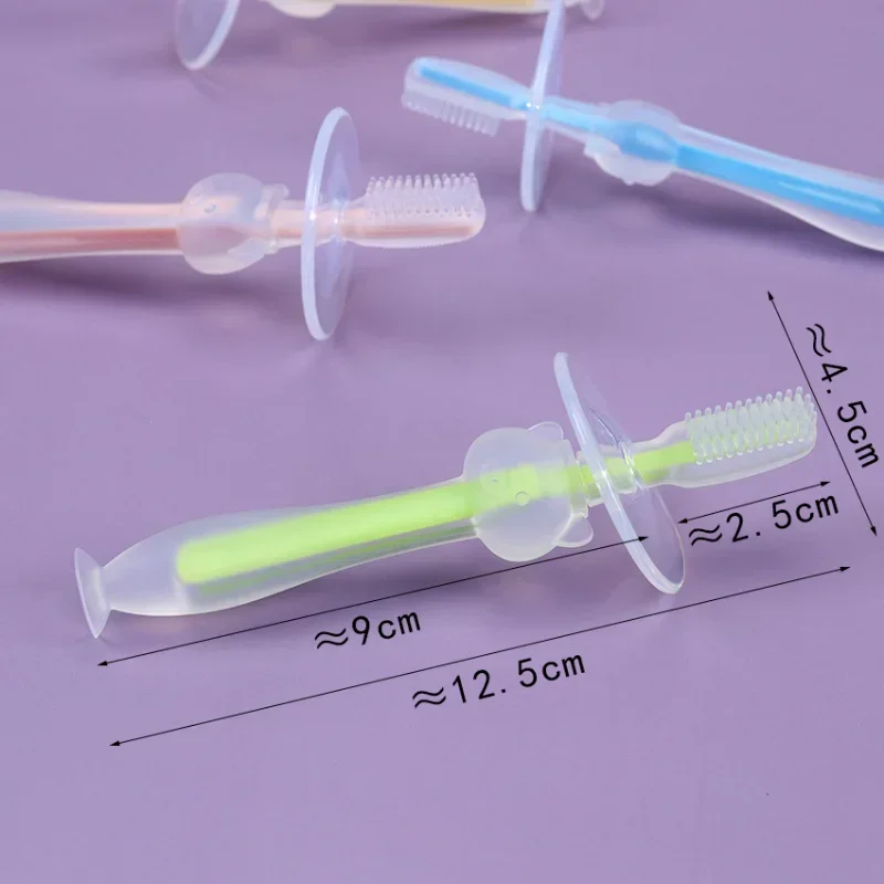 1PC Silicone Kids Training Toothbrushes for Children Baby Dental Oral Care Toothbrush Infant Kid Brush Tooth Tool