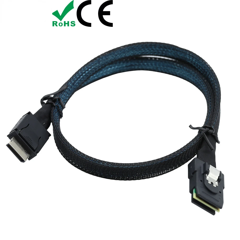 

0.5/1M PCIE Oculink SFF 8611 4I To MINI SAS SFF-8087 for Server Internal Conversion Cable