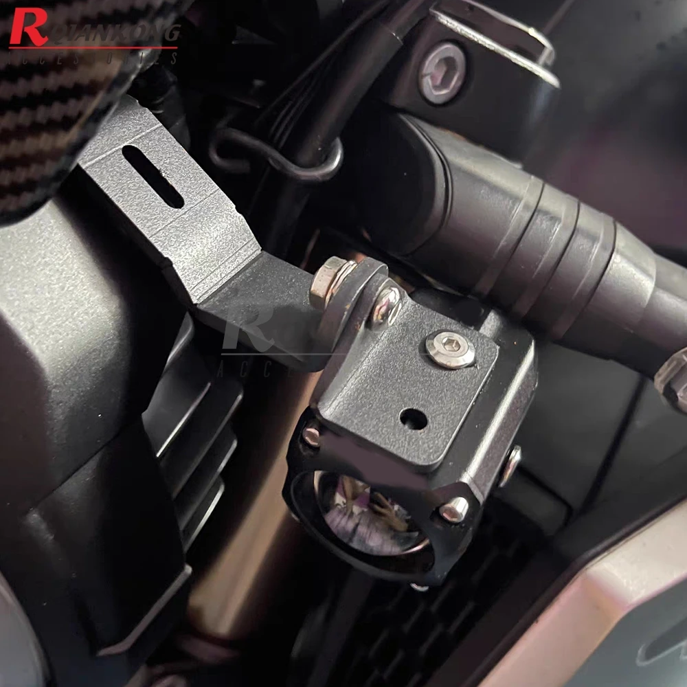 For Honda CB650R Auxiliary Lights Bracket Fog Lights Bracket Motorcycle Lower Driving Light Mounts 2019 2020 2021 2022 2023 2024