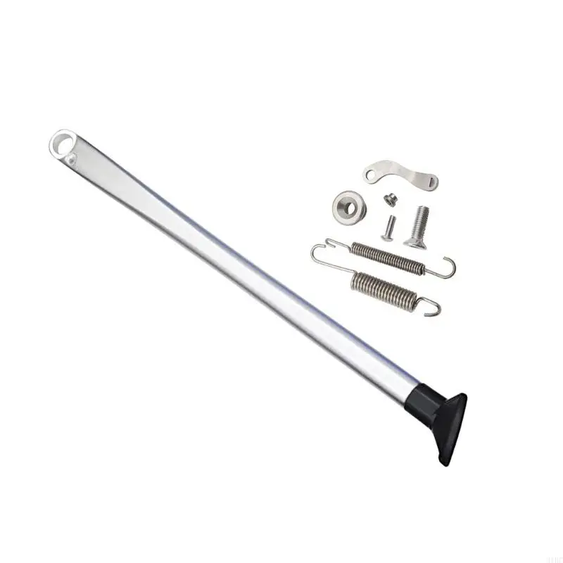 

31BC Aluminum Parking Stand Motorcycle Maintenance Side Support Easy to Use Offering Reliable Support for 17-23 Bikes