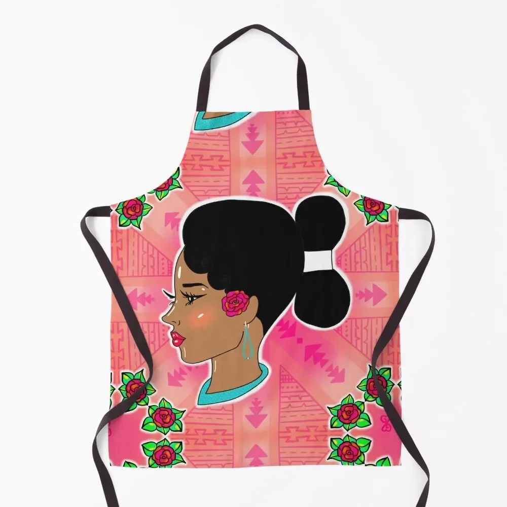

Rose Asdzaan Apron for women halloween For Woman chefs For Kitchen Apron