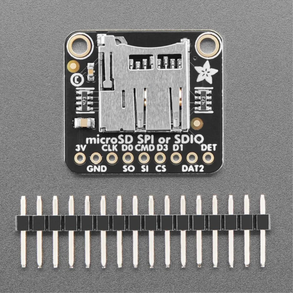 4682 Коммутационная плата Adafruit Micro SD SPI или SDIO Card — ТОЛЬКО 3 В!