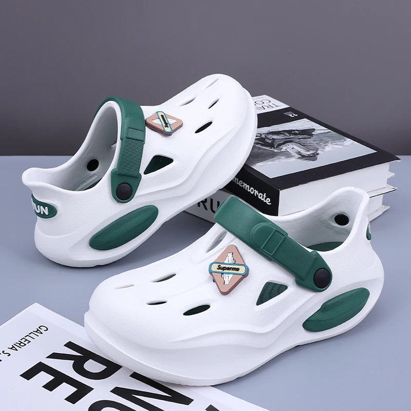 

Summer Couple Clogs Slippers for Men Women Thick Platform Sandals Comfortable Fashion Slippers Hot Beach Slieds New Design Shoes