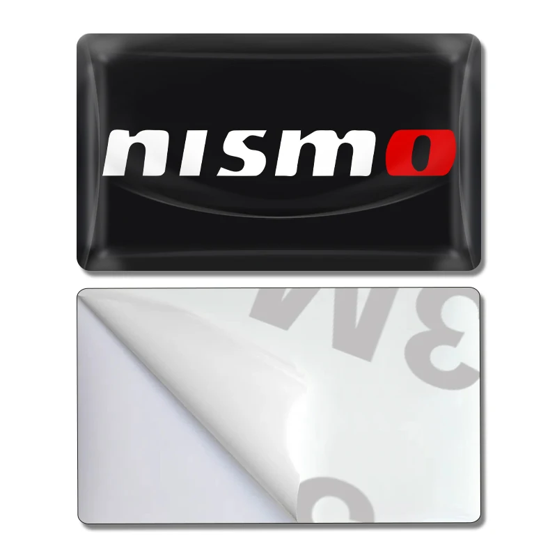 Carbon Fiber Steering Wheel Car Logo Emblem 3D Stickers Car Styling For Nissan Nismo Tiida Teana GTR 350Z 370Z 240SX Juke Note