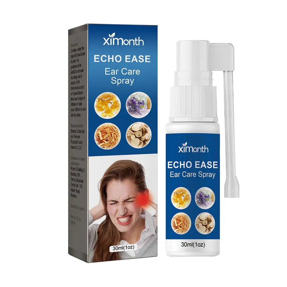 Echo sprayu z reliefem w uszach, Echo łagodzi szum w uszach, Spray na szumy uszne, Spray na szum w uszach, ulga w szumach usznych dla dzwoniących uszu