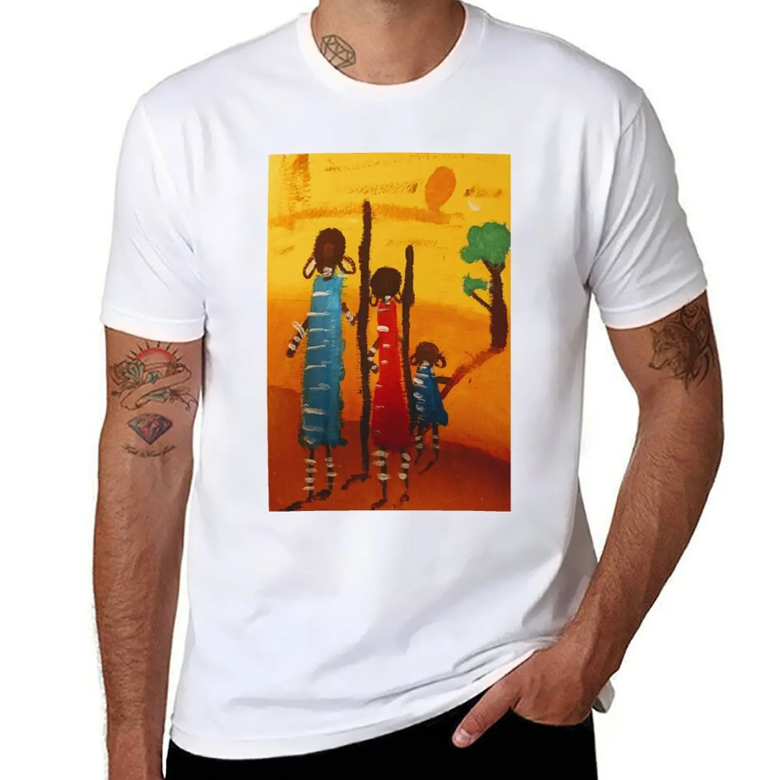 

The Neighbors of Akagera T-Shirt man t shirt summer man t shirt heavy cotton