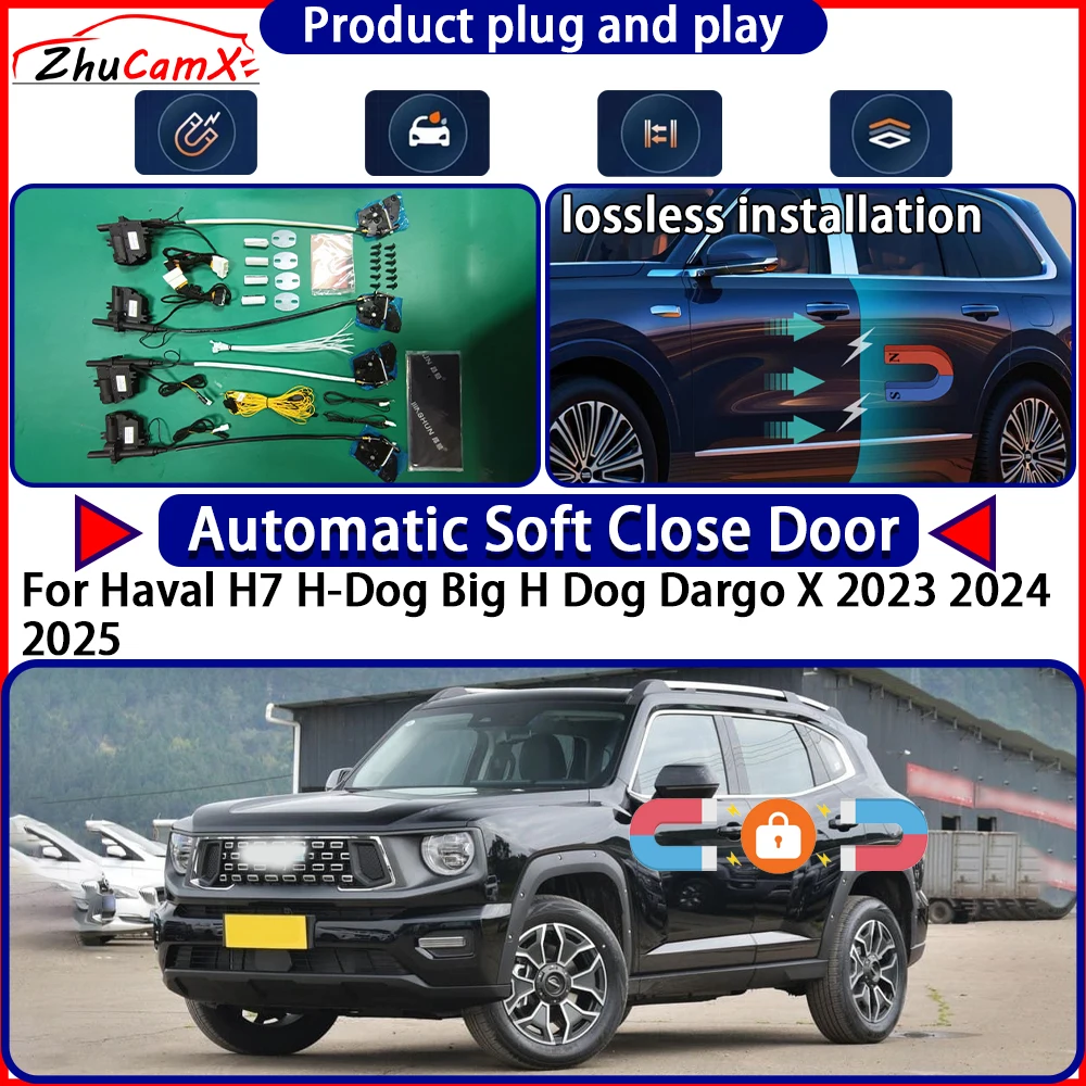 

Door Lock Actuator for Haval H7 H-Dog Big H Dog Dargo X 2023 2024 2025 Soft Close Door Kit Power Latch System Auto Pull Door