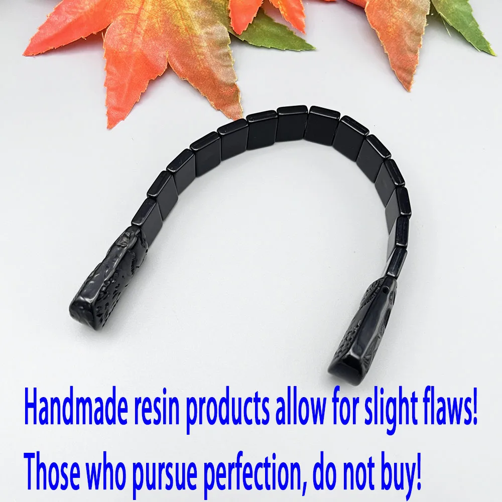 NJ106 الوردية الأسود الذئب رئيس القمر مشاهدة نافذة الحديد بوكر ثلاثية الأبعاد مجسمة الراتنج الإصبع للطي الوجه مجوهرات الإجهاد الإغاثة #5