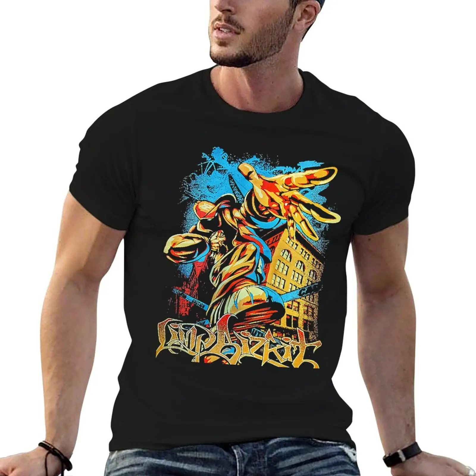 

Limp Bizkit Essential T-Shirt anime t shirts for man t shirt for man t shirts for man graphic vintage T-Shirt