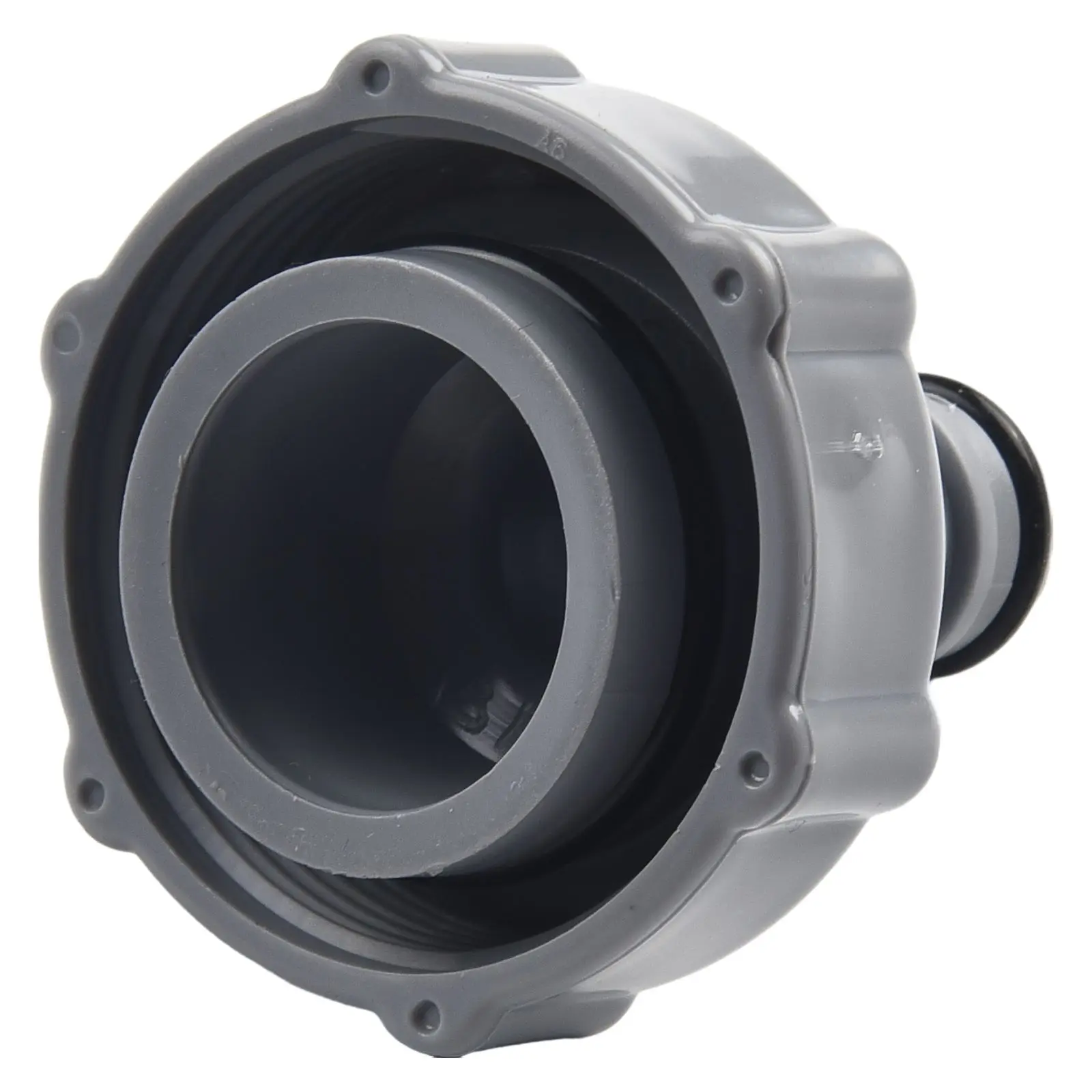 For Draining Pool Hose Adapter Drain Valve Replacement Flush Valve 3pcs/set Gray Plastic Outdoor Pool For Draining