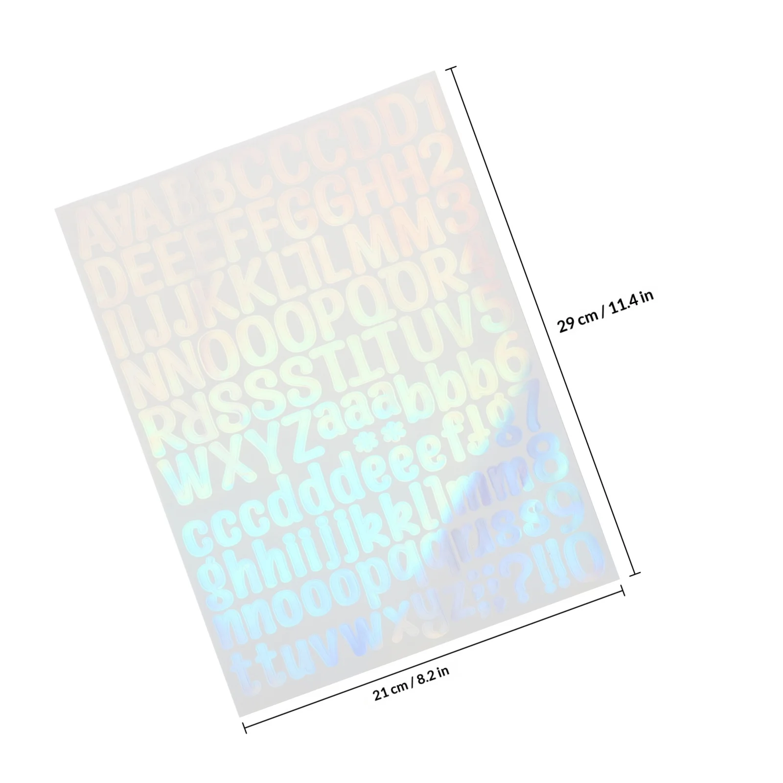 10 Sheets Self Adhesive Vinyl Letters Numbers Stickers For Mailbox Outdoor Address Reflective Decals Doorplate Label Alphabet