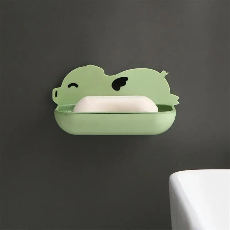 Perforation-free Soap Box Wall-mounted Soap Rack Box Household Storage Box Multi-layer Soap Box Multi-functional And Convenient