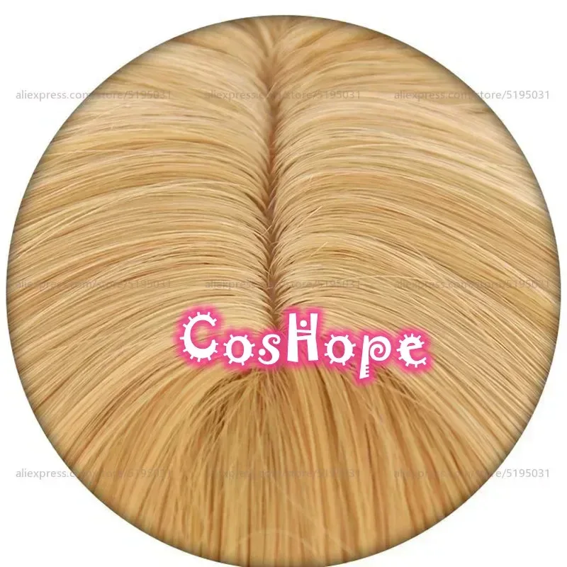 2025 유즈 더블 포니테일 옐로우 아이하라 메이 가발 애니메이션 코스프레 내열성 합성 가발