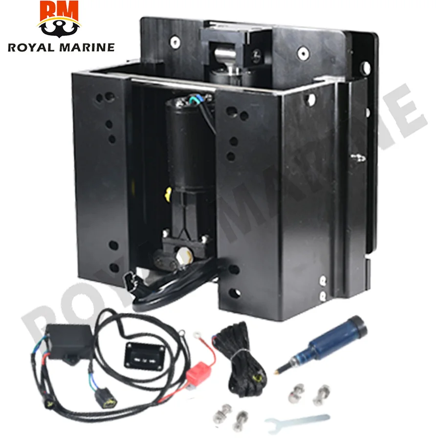 Tranez Spring For Boat JPH1500 Adjustable Feed Lift Is An Electrohydraulic Lifting System Fit engines 10-150L 250kg 12V 17CM