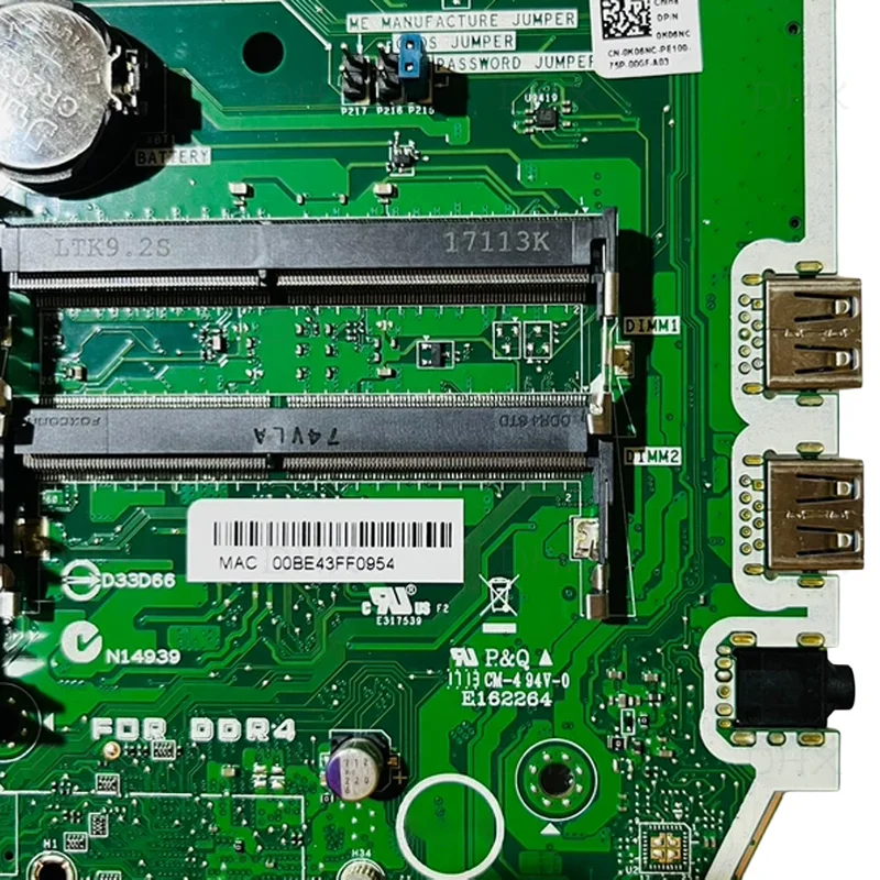 CN-0TYV50 IPPSL-BF For Dell Optiplex 24 7440 AIO Motherboard 0TYV50 TYV50 DDR4 EDP Mainboard 100% Tested Fully Work view 3