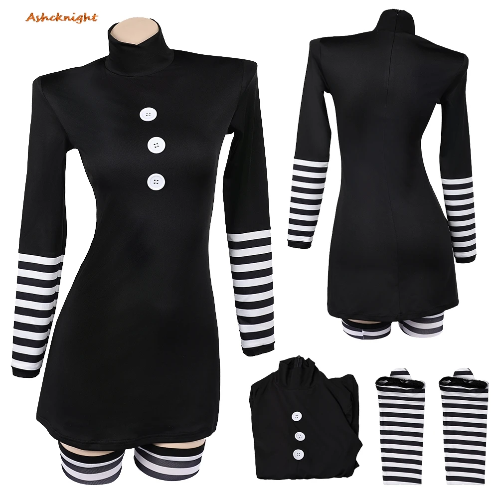 Horror Game Freddy Bear Cosplay Marionette Dress Clothes Women Party Disguise Outfits Suit Roleplay Halloween Costume Carnival