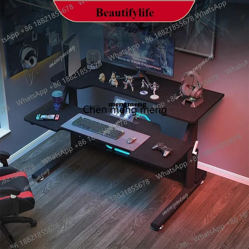 Gaming Students Computer Desks Standing Monitor Stand Computer Desks Coffee Console Keyboard Study Mesa Pc Trendy Furniture