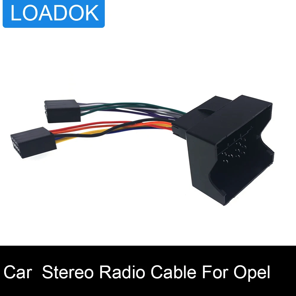 Cavo Adattatore ISO Toiumops Per Opel Corsa, Meriva, Movano, Vivaro, Zafira – Sostituzione Autoradio Fai-da-te