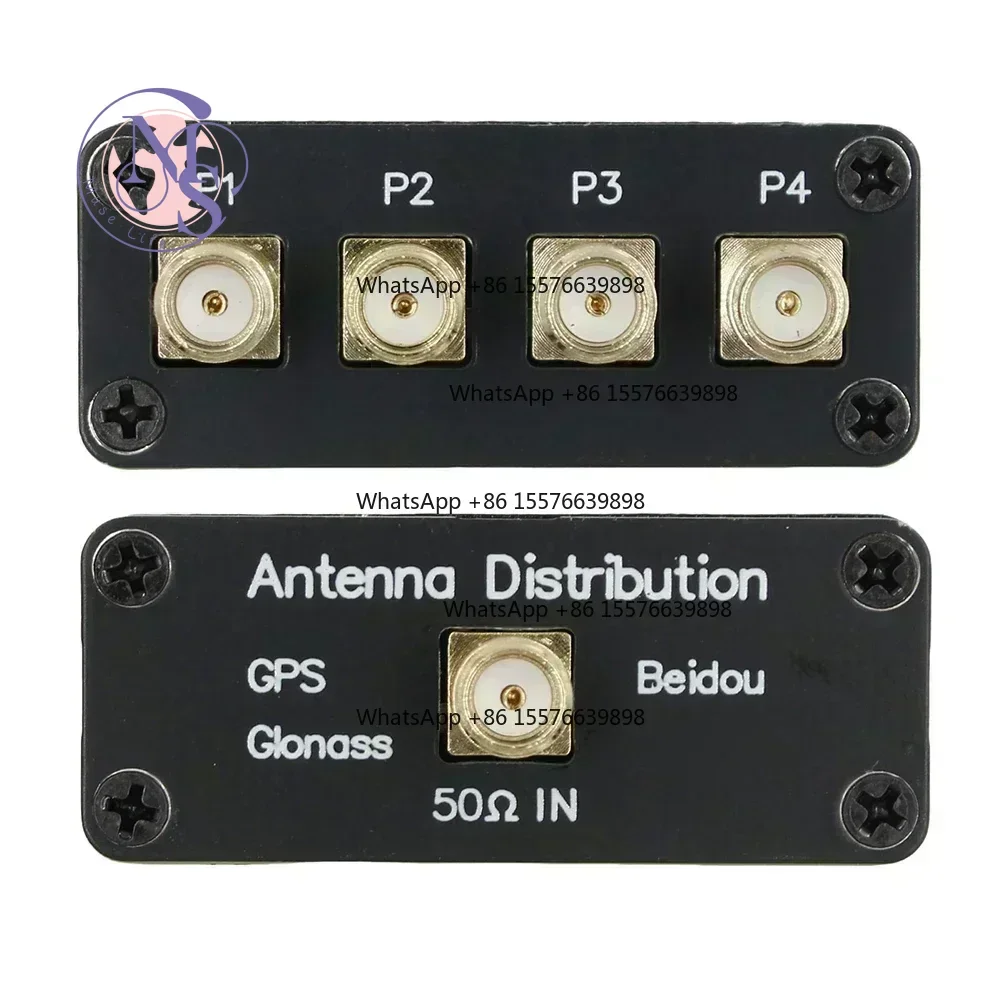 GPS Beidou 1-to-4 Navigation Signal Antenna Splitter, Power Distributor For Test Measurement Accessory